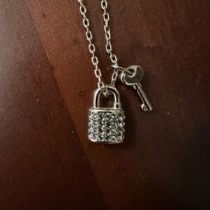 Coach Lock and key necklace